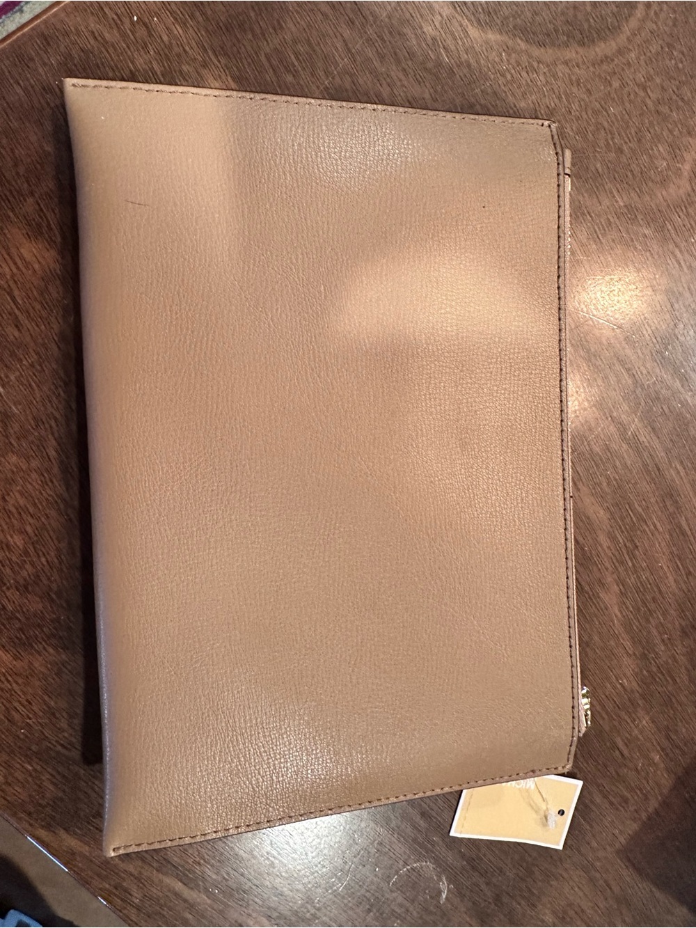 Michael Kors Taupe Beige Studded Wristlet Clutch - Picture 6 of 6